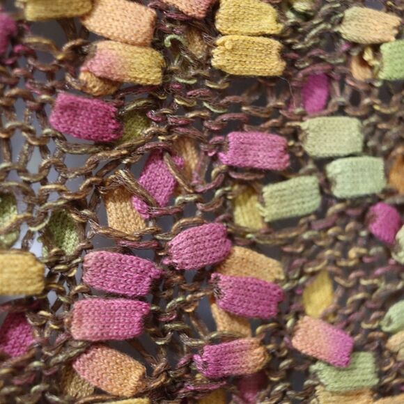 Marilena Chicago Vibrant Crochet Tank Top Medium Y2K Vintage Romania - Picture 7 of 12